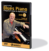 Learn to Play Blues Piano No. 1-DVD piano sheet music cover